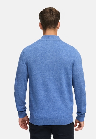 INDICODE JEANS Knit cardigan 'Margous' in Blue
