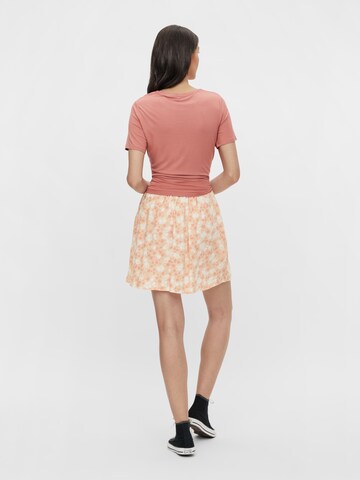 PIECES Skirt 'Nya' in Orange