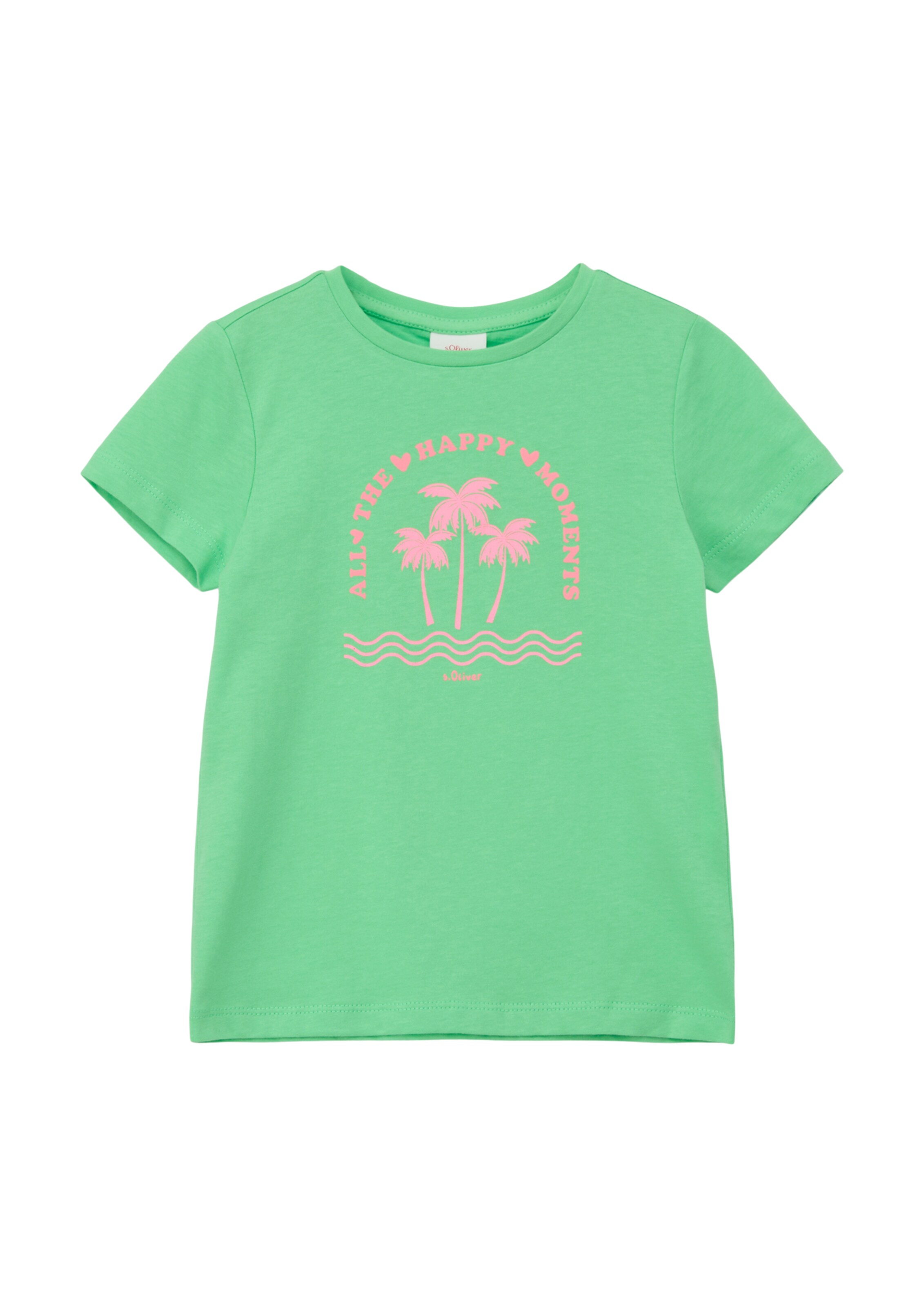 T-Shirt s.Oliver en vert : devant