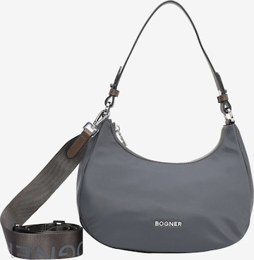 BOGNER Shoulder Bag 'Klosters' in Grey: front