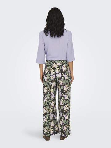 JDY - Pierna ancha Pantalón 'JDYTROYA' en negro