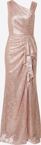 Adrianna Papell Iltapuku värissä kulta: etupuoli