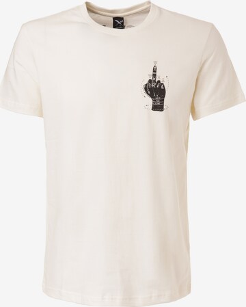 T-Shirt 'Palmistry' Iriedaily en blanc