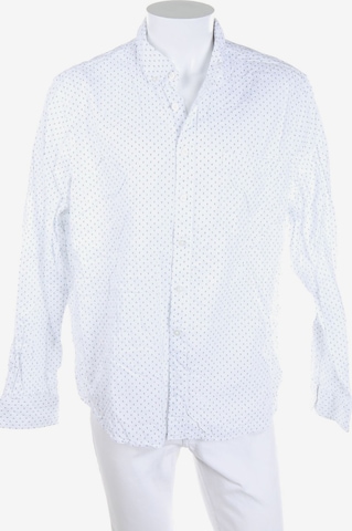 Angelo Litrico Button Up Shirt in XXL in White: front