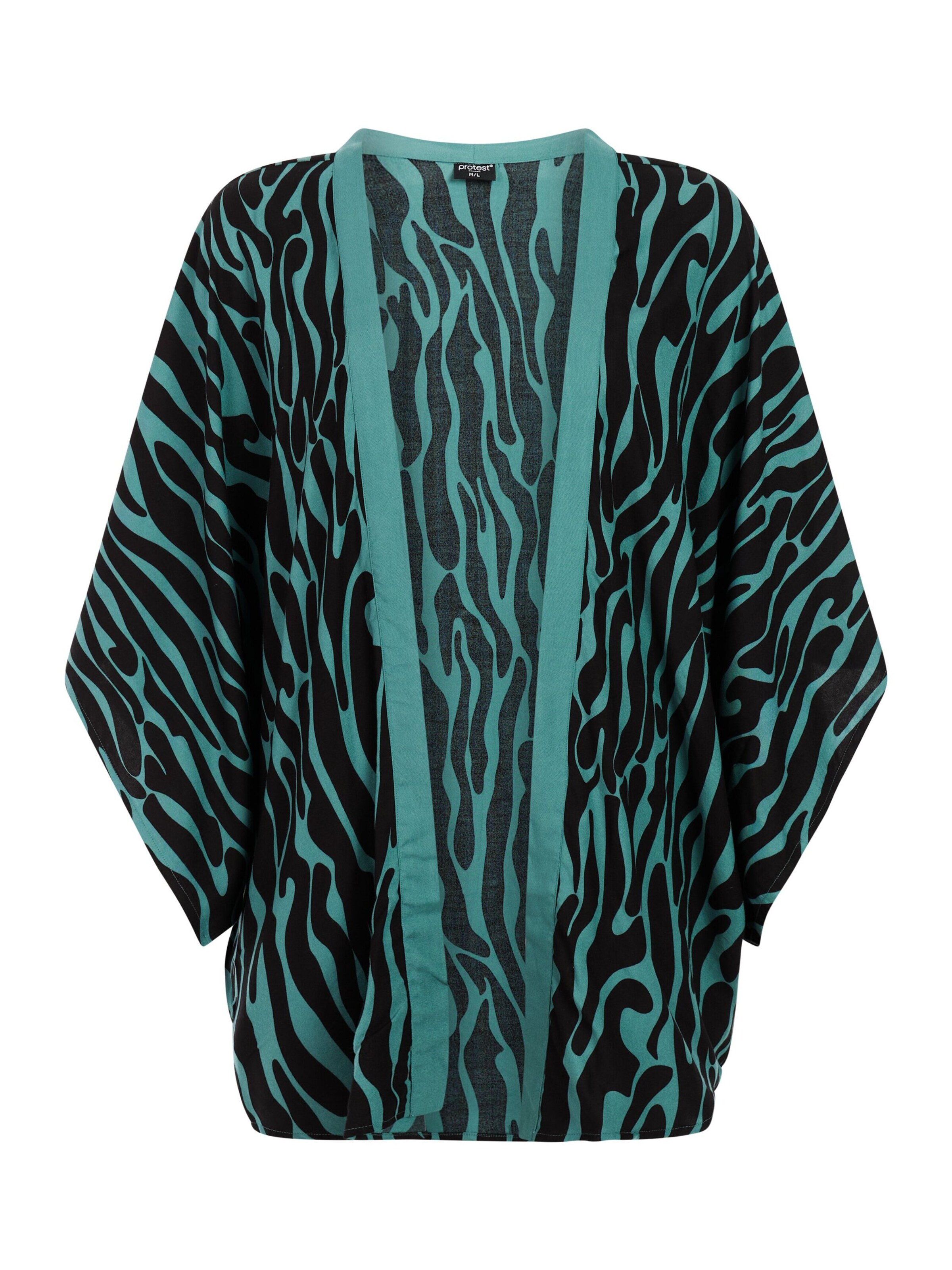 PROTEST Kimono 'PRTFade' in Zwart: voorkant