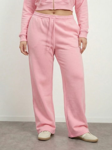 CITA MAASS Wide Leg Bukser 'Joggers' i pink: forside