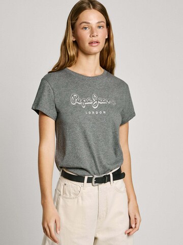 T-shirt 'Gaia' Pepe Jeans en gris : devant