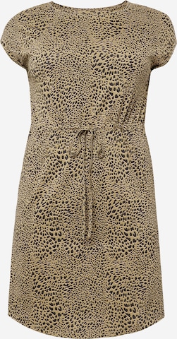 ONLY Carmakoma Dress 'APRIL' in Beige: front