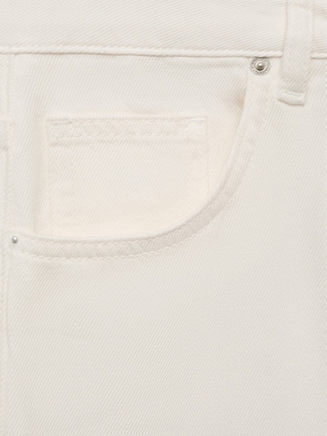 MANGO Wide Leg Jeans 'CALLY' i hvid