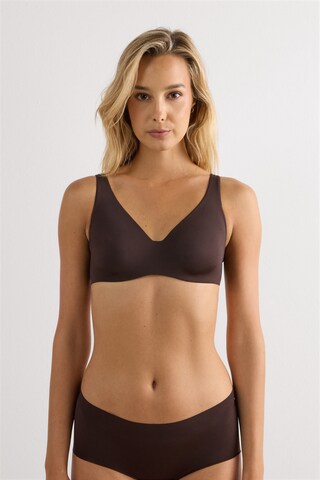 INTIMISSIMI Bralette Bra 'Greta ' in Brown: front
