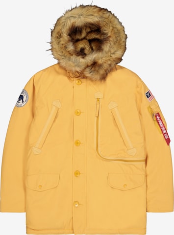 ALPHA INDUSTRIES Winter jacket 'Polar' in Yellow: front