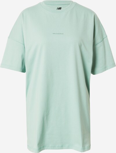 new balance T-shirt oversize en menthe, Vue avec produit