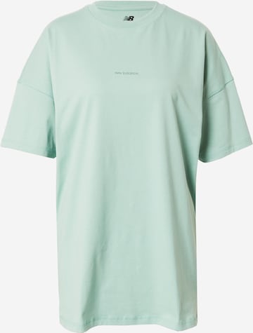 new balance Oversized shirt in Groen: voorkant