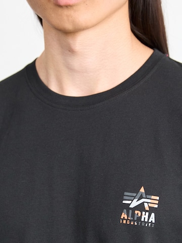 ALPHA INDUSTRIES - Camiseta en negro