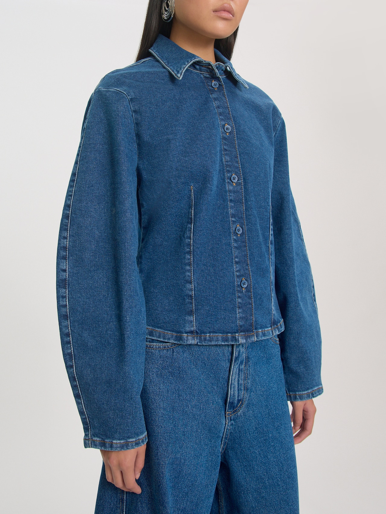 EDITED Novedades Blusa 'Guya' azul denim