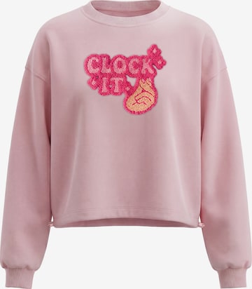 MYMO - Sudadera en rosa: frente
