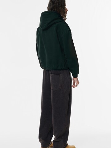 Pull&Bear Átmeneti dzseki 'STWD' - zöld