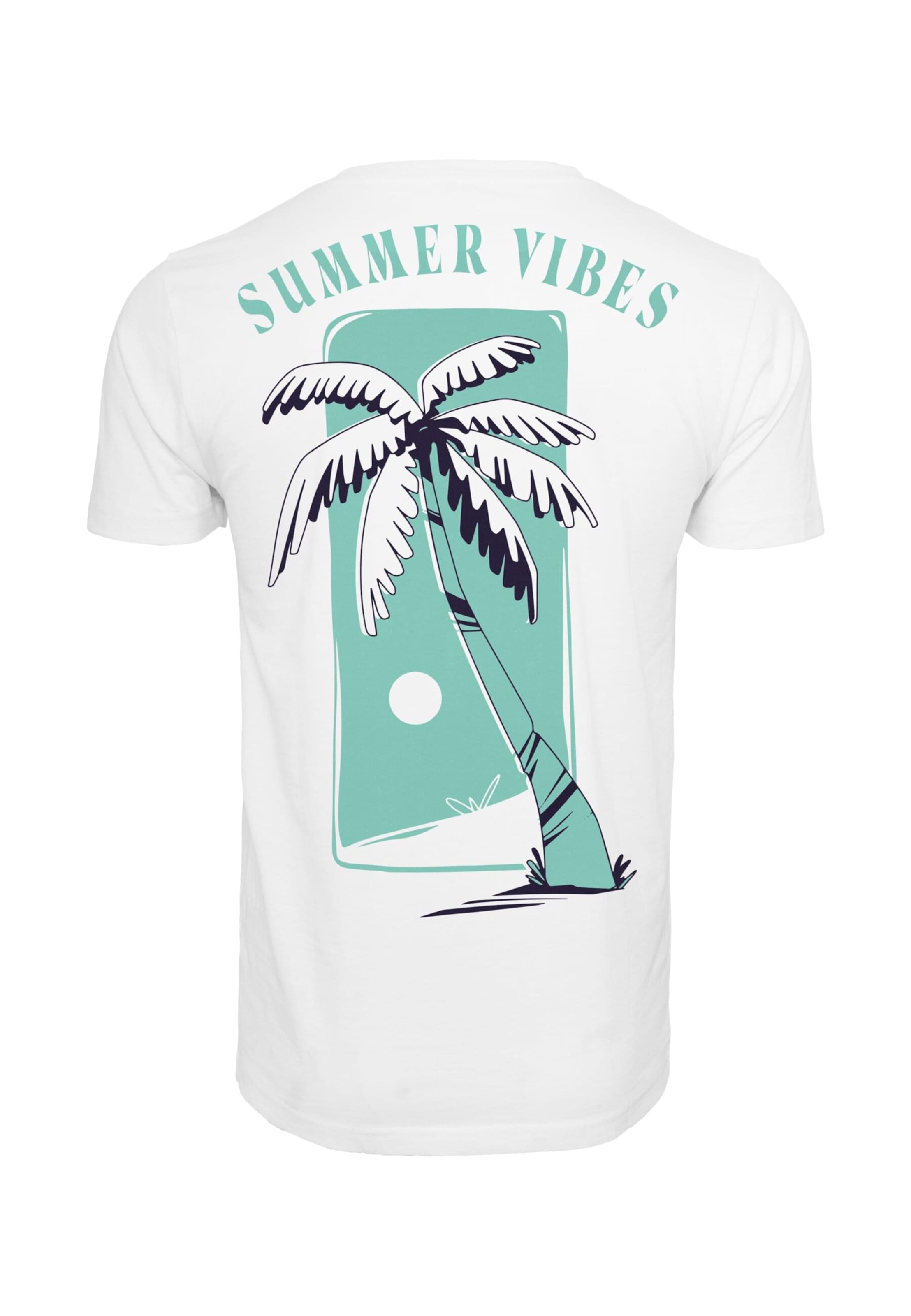 Mister Tee - Camiseta 'Summer Vibes' en blanco