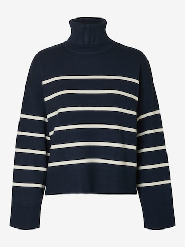 Pullover 'SLFKAMMA' di SELECTED in blu: frontale