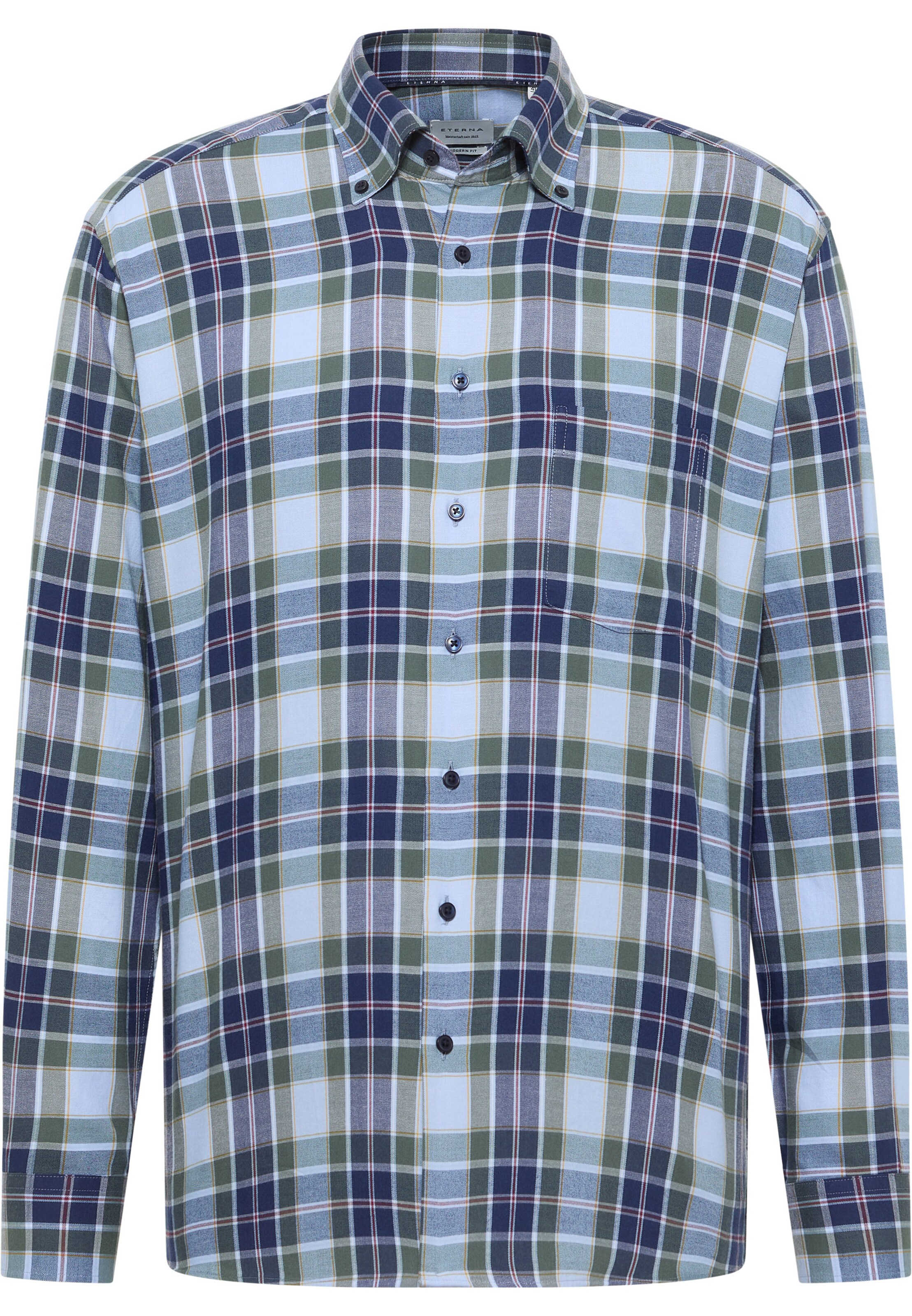 ETERNA Regular fit Business shirt in Blue: front