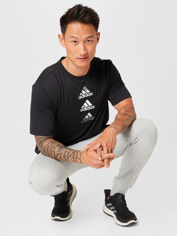 T-Shirt fonctionnel 'Designed To Move Logo' ADIDAS SPORTSWEAR en noir