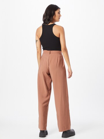 Cotton On Wide leg Pleated Pants 'DARCY' in Brown