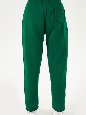 LOUIS LECLER Slimfit Broek 'Elise' in Groen