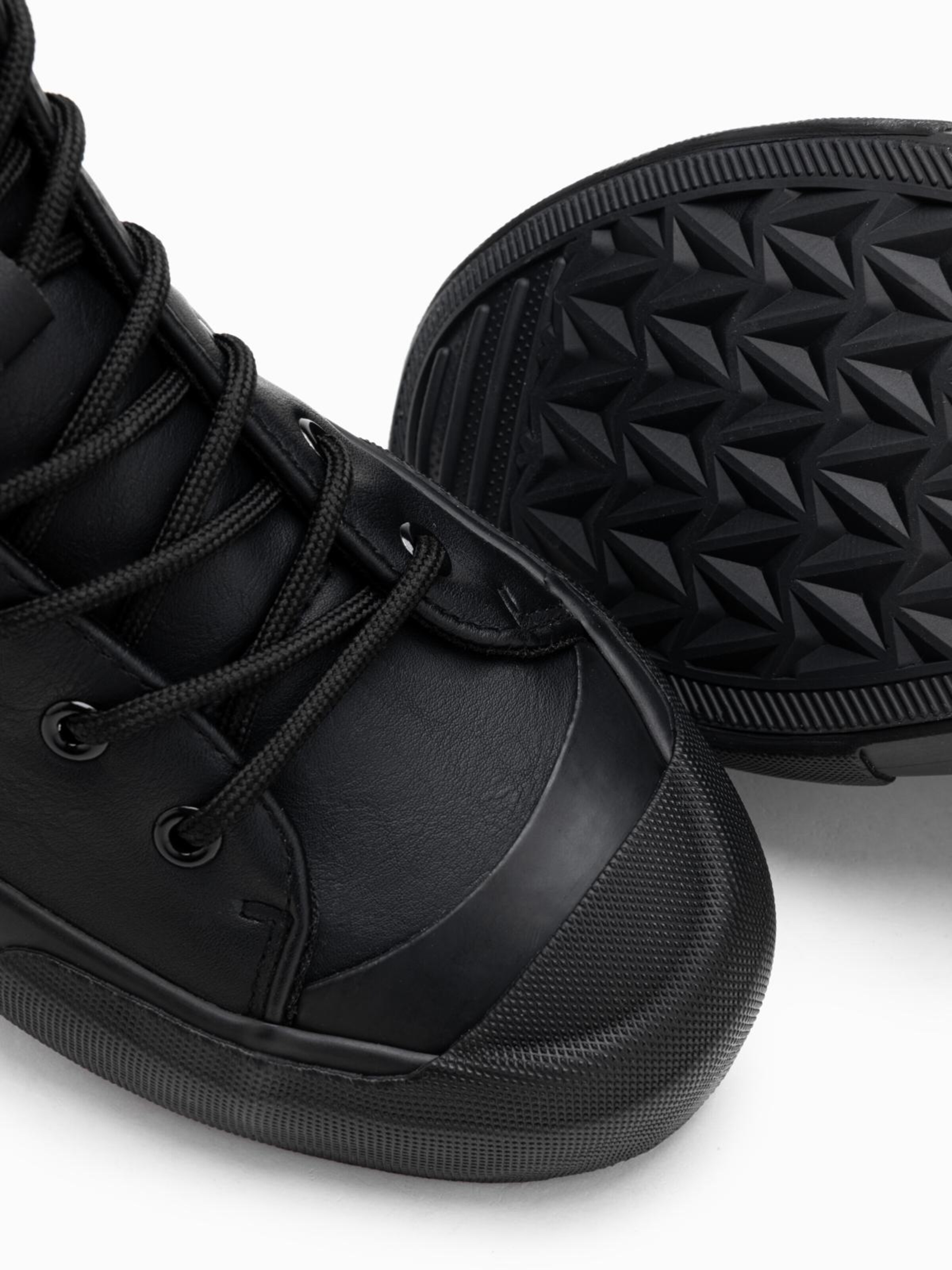 Ombre High-top trainers in Black