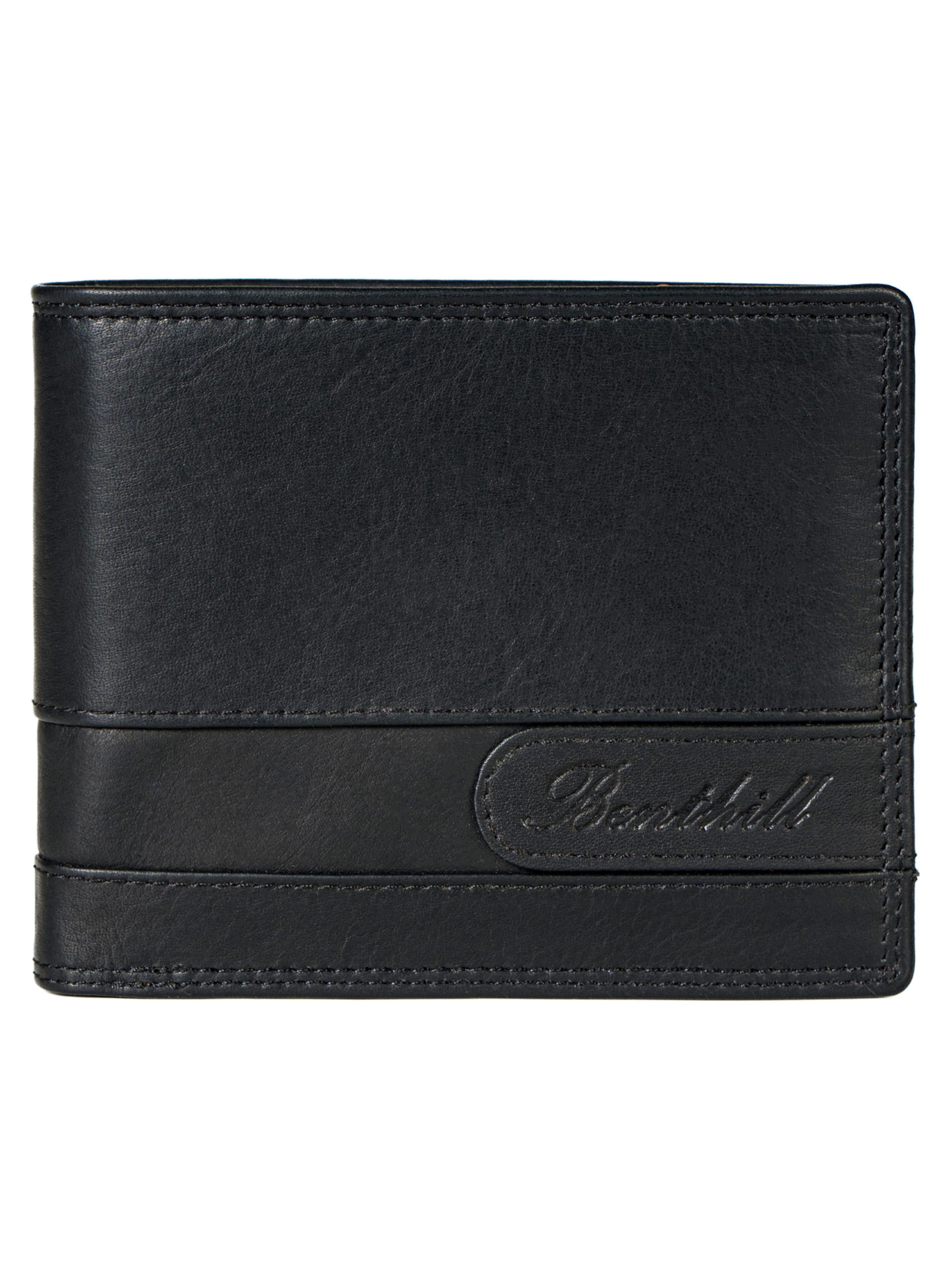 Benthill Portemonnaie‌‌‌‌‌‌‌‌ in Schwarz: Vorderseite