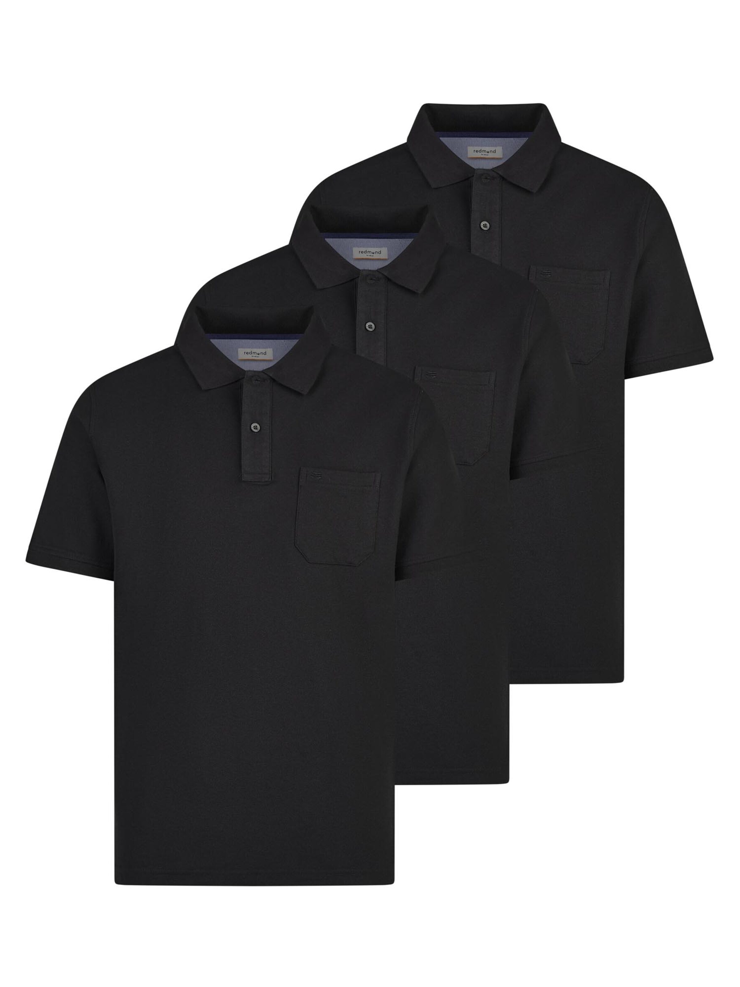 redmond Shirt 'Basic' in Black: front