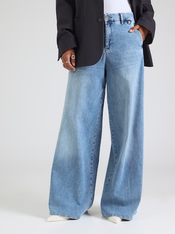 Herrlicher Wide leg Jeans 'Lovely' in Blue: front