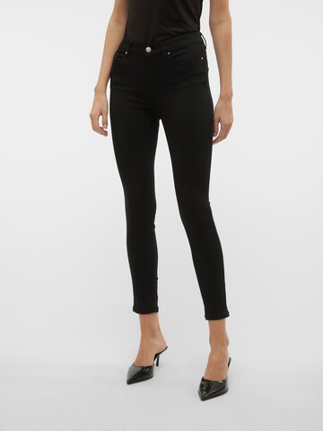VERO MODA Skinny Jeans 'VMFlash' in Black: front