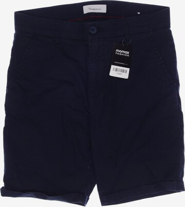 KnowledgeCotton Apparel Shorts in 31 in Blue: front