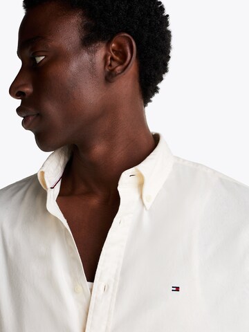TOMMY HILFIGER Slim Fit Hemd in Beige