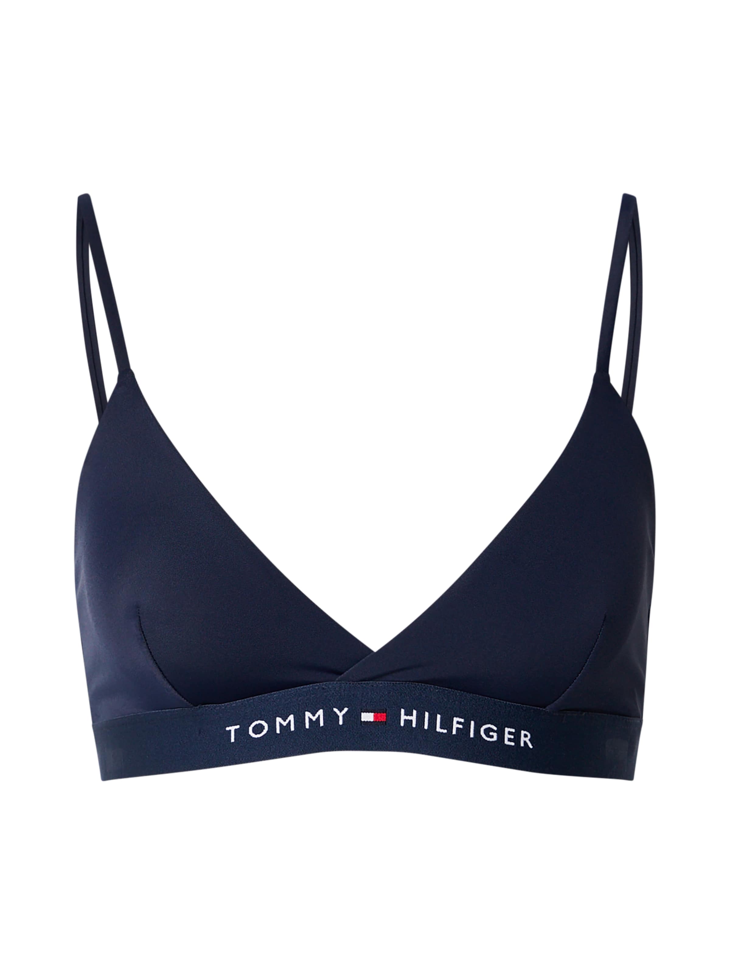 Invisible Hauts de bikini Tommy Hilfiger Underwear en bleu : devant