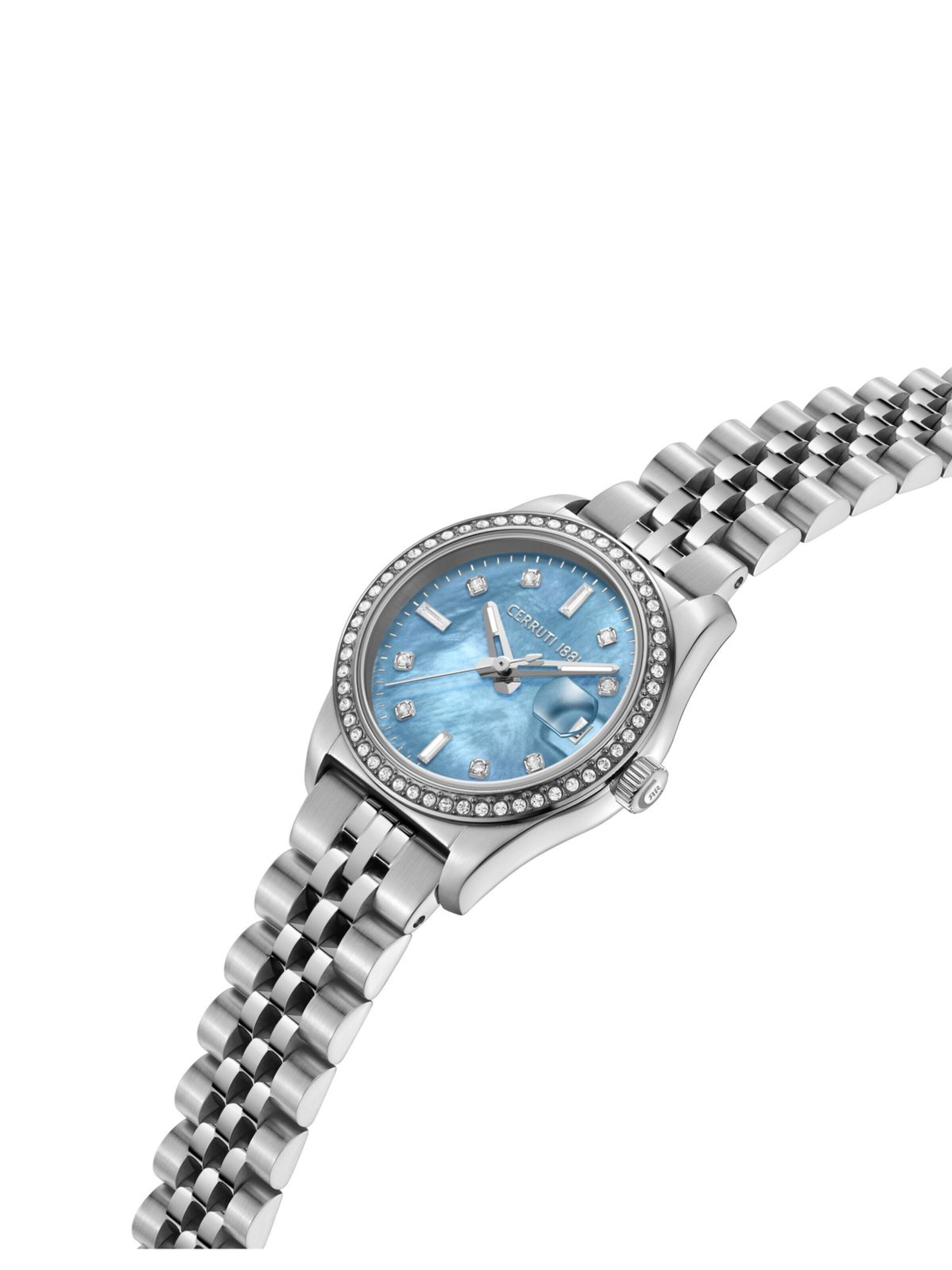 CERRUTI 1881 Analog watch 'Date watch Cerruti Watch Baccio' in Silver