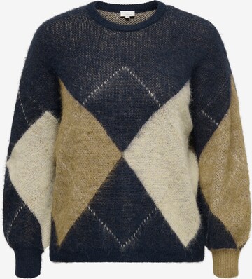 Pull-over 'CARNOEME' ONLY Carmakoma en bleu : devant