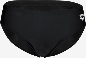 Pantaloncini sportivi da bagno 'DYNAMO BRIEF' di ARENA in nero: frontale