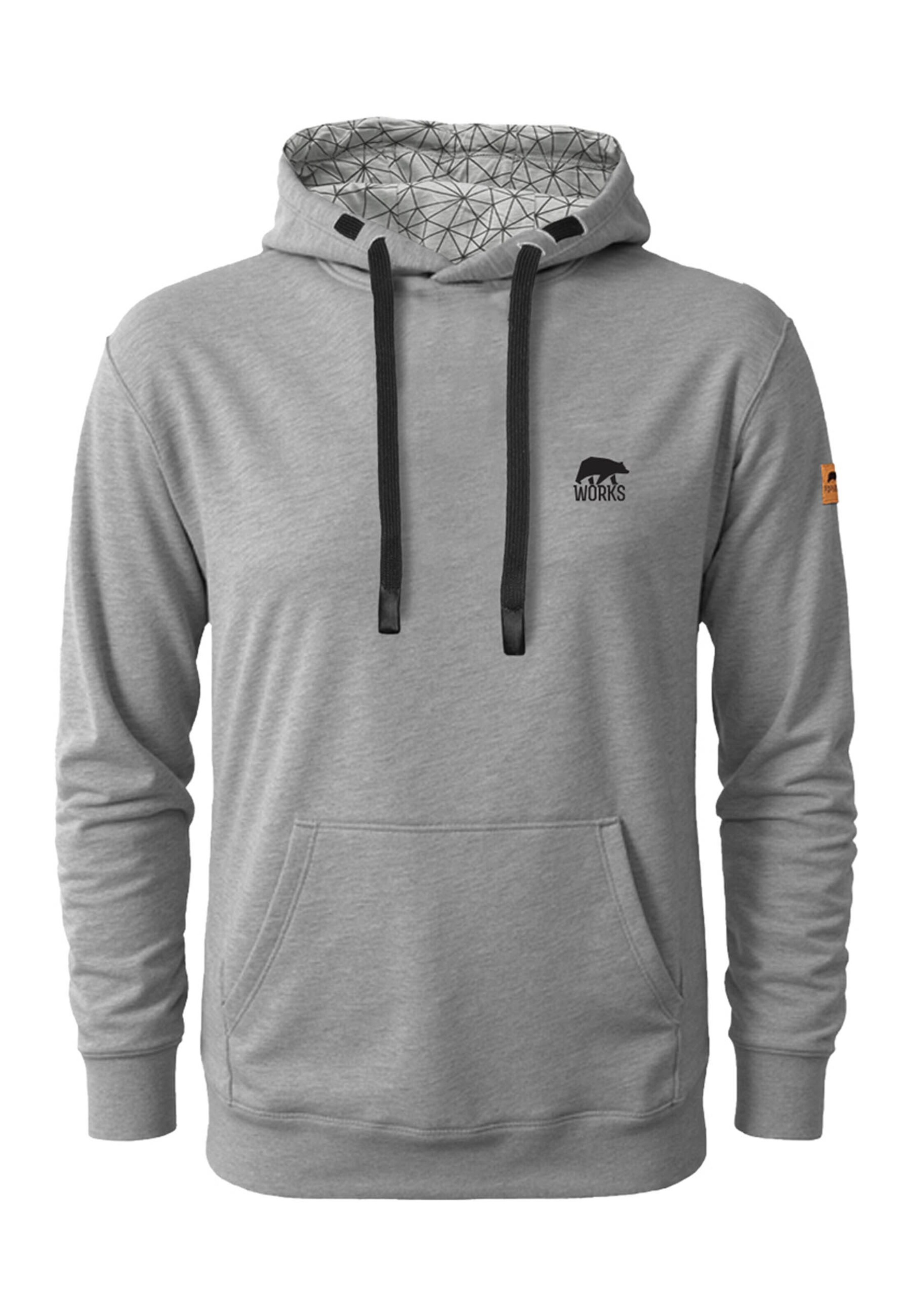 FORSBERG Sweatshirt in Grau: Vorderseite