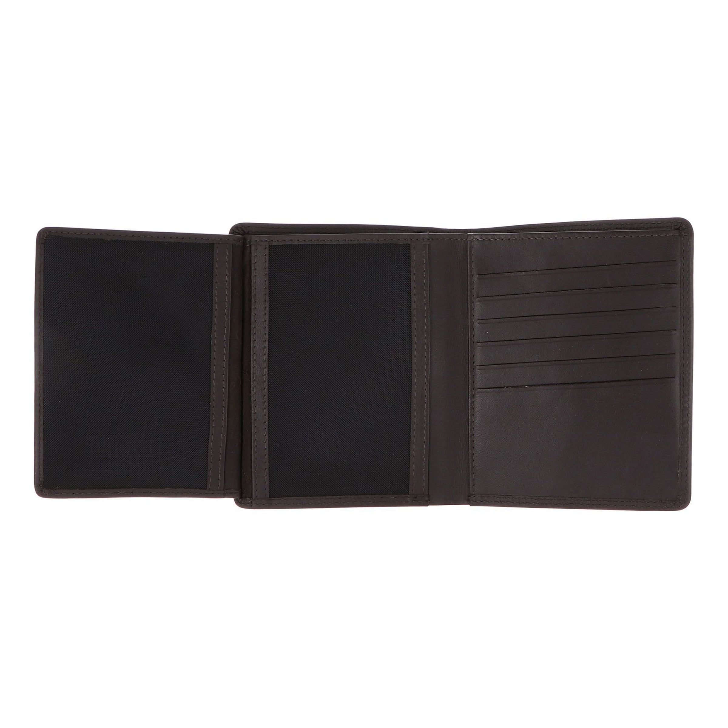 Porte-monnaies 'RFID' GOLDEN HEAD en marron