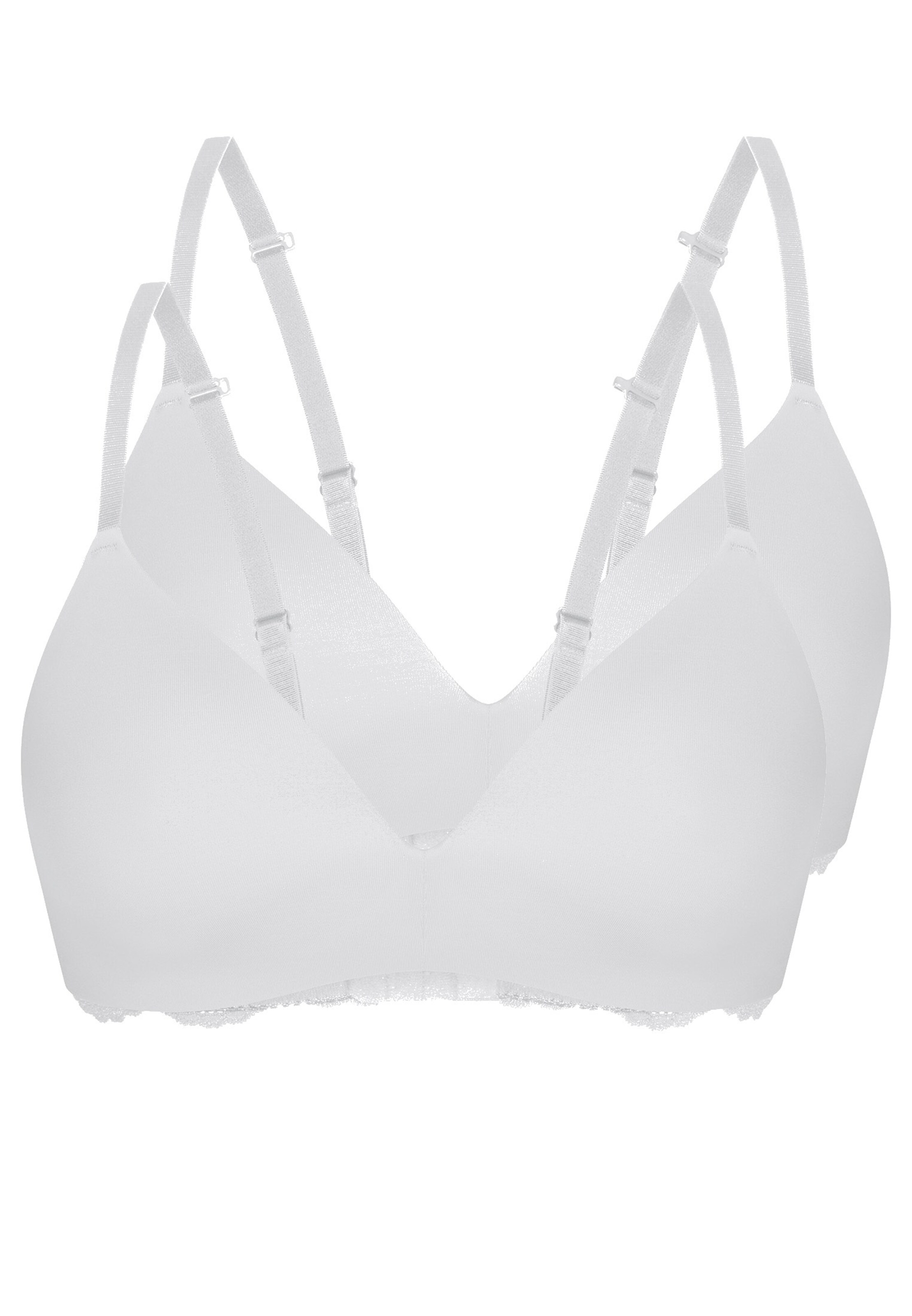 Soutien-gorge 'Classic' sassa en blanc : devant