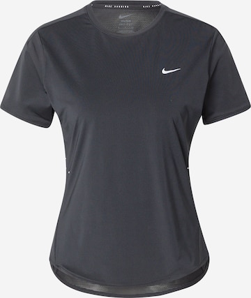 melns NIKE Sporta krekls 'Swift': no priekšpuses