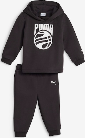 PUMA Sweatsuit in Black: front