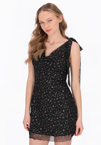 MYMO Jurk 'Young Fashion' in Zwart: voorkant