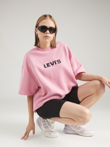 LEVI'S ® Μπλουζάκι 'Graphic Louise SS Crew' σε ροζ