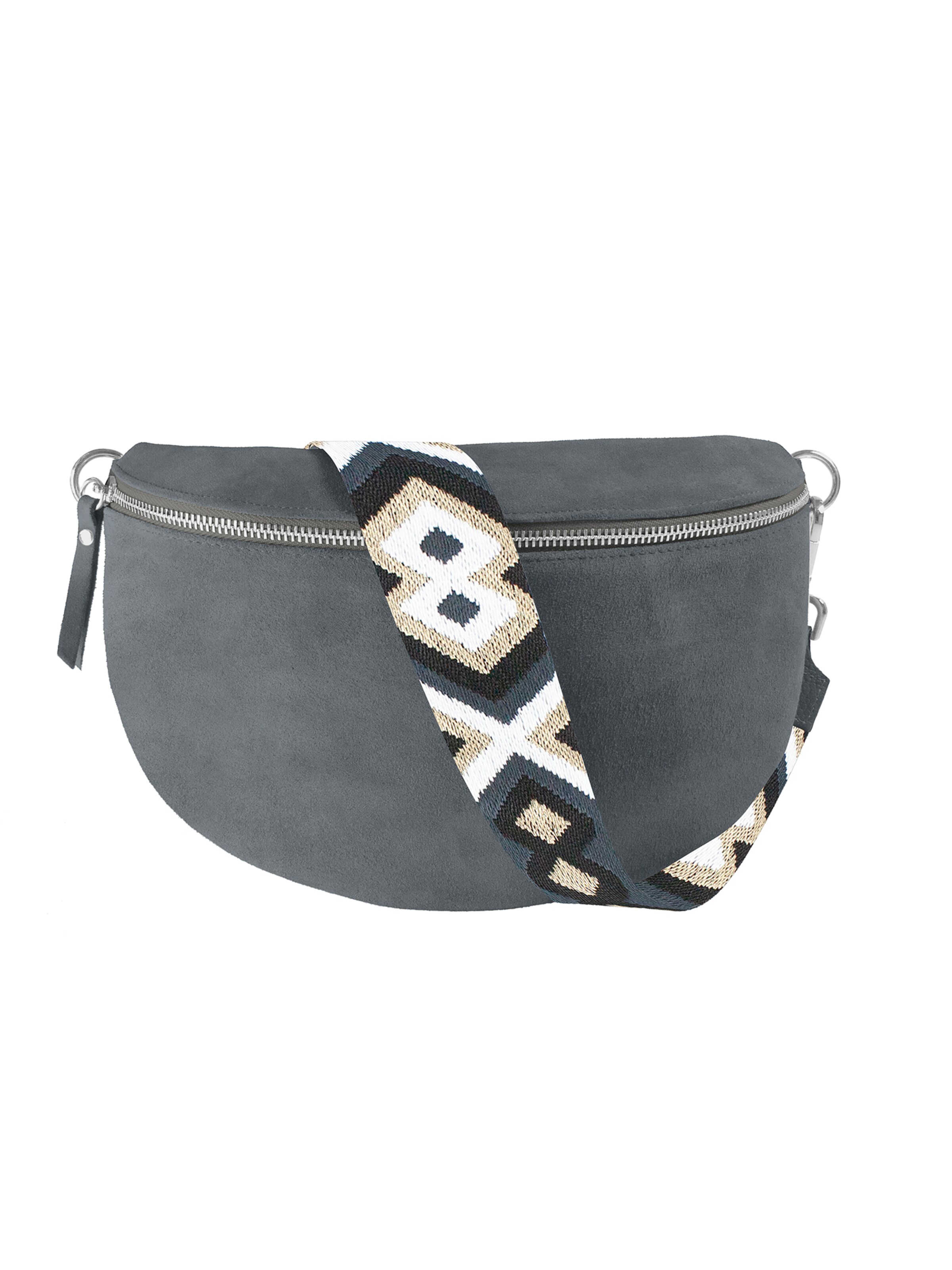 lePelou Gürteltasche 'ONDA large'‌‌‌‌‌‌ in Grau: Vorderseite