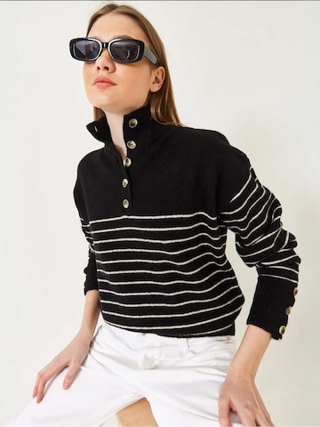 Pull-over Bianco Lucci en noir