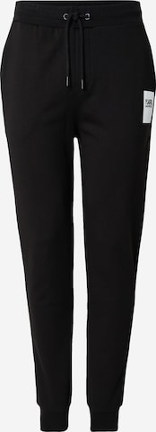 Karl LagerfeldTapered Hlače - crna boja: prednji dio