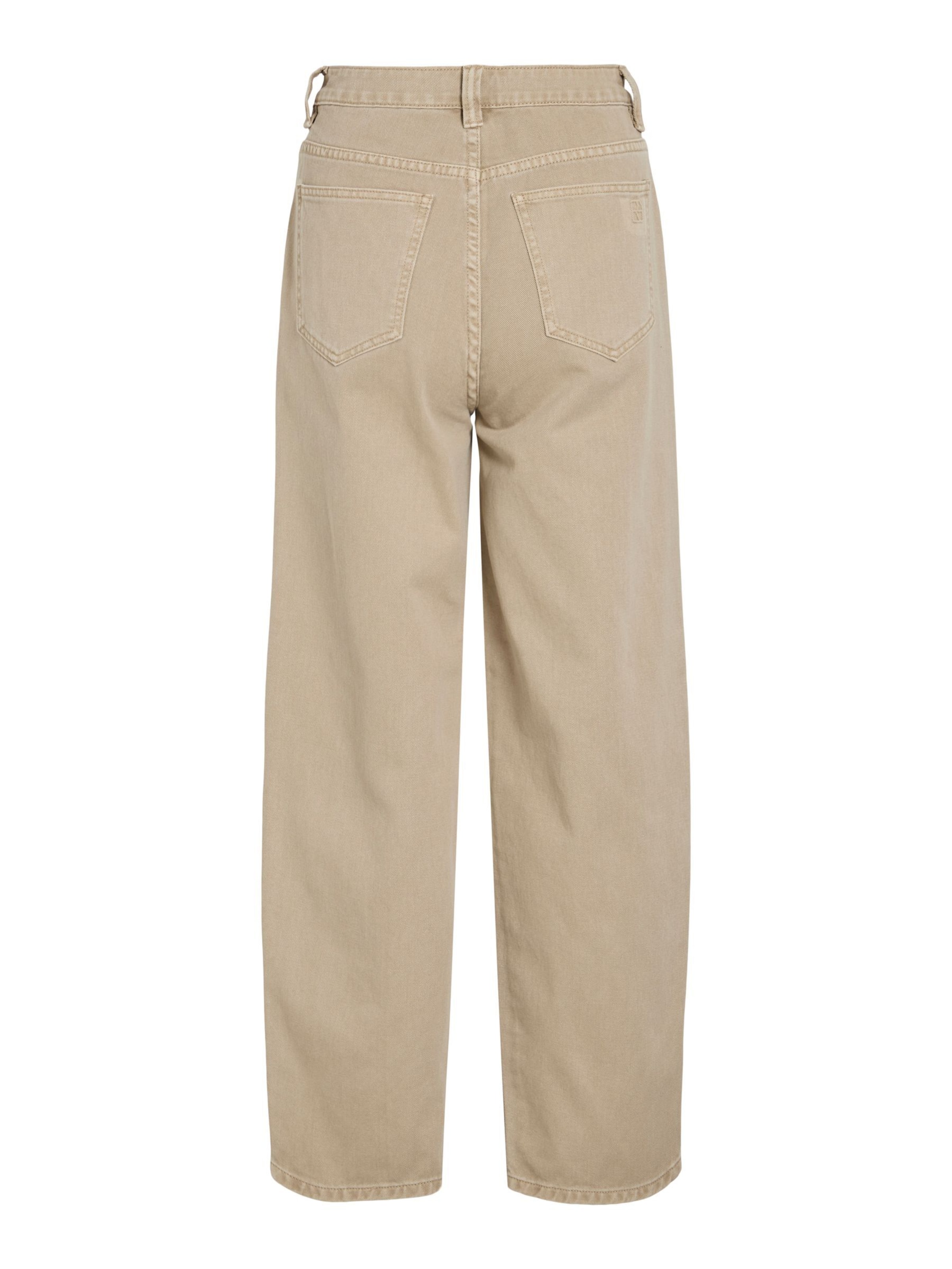 ROUGE EDIT Wide Leg Jeans in Grau