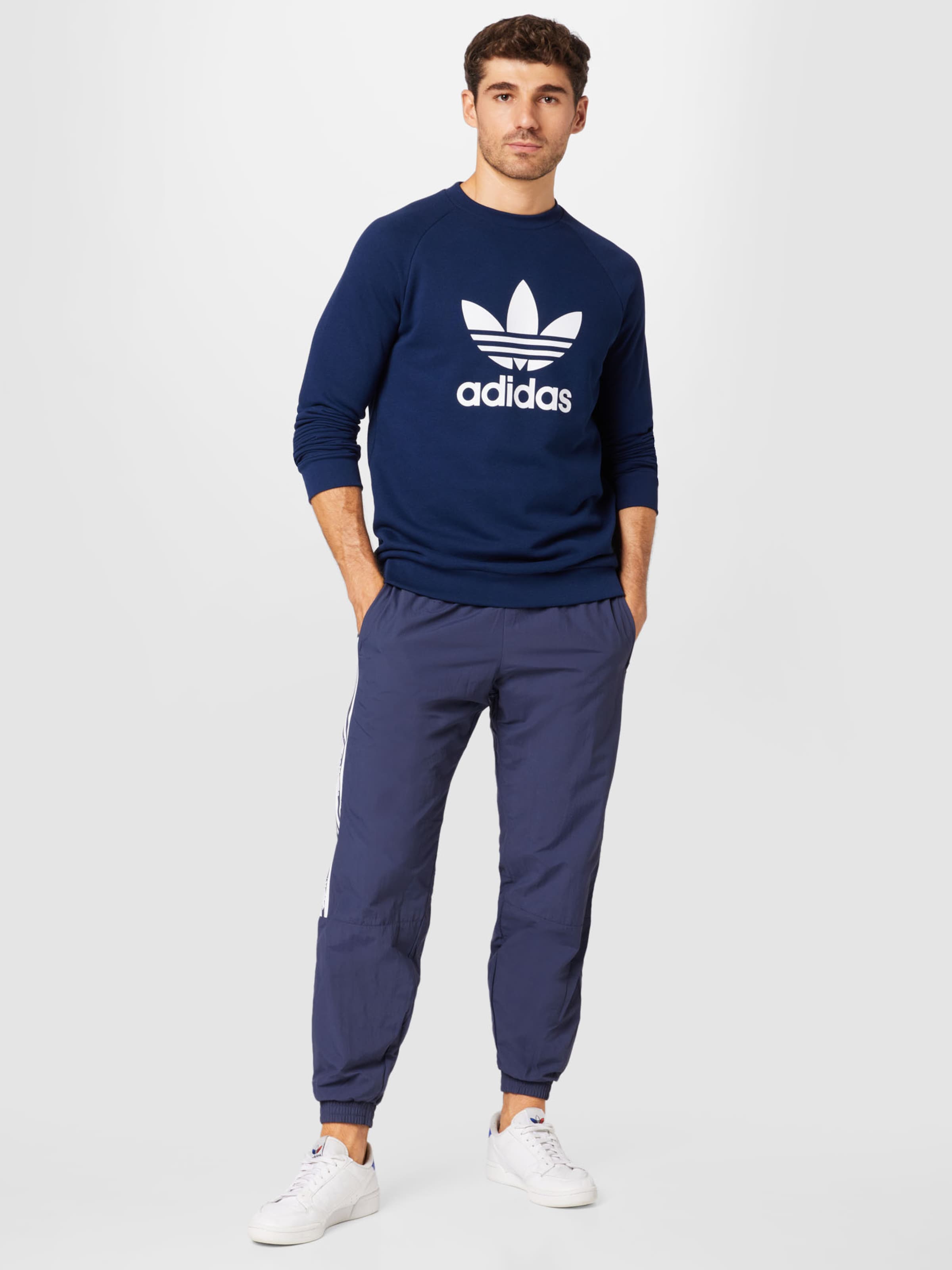 Adidas originals adicolor trefoil warm-up cheap sweatshirt